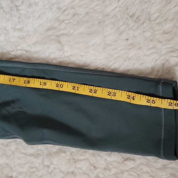 Bandier Aria Asymmetrical Leggings Size XS Balsam Green - Picture 11 of 12